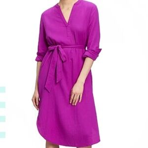 *NEW* GAP Purple Gauze Midi Dress Small